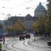 Approach to the University of Zürich where Turkey and Armenia signed two protocols to normalize ties