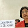 High Commissioner Navi Pillay addresses special session of the Human Rights Council