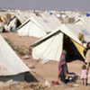 A sea of tents in a camp for the internally displaced in northern Pakistan