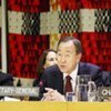 Secretary-General Ban Ki-moon (centre)
