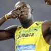 Olympic champion sprinter Usain Bolt of Jamaica