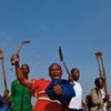 Residents of Ramaphosa informal settlement, Johannesburg, hunting for foreigners