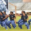 The all-female Indian police unit serving with the United Nations Mission in Liberia (UNMIL) in training