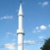 Le minaret d'une mosquée.