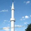 Minaret of the Mahmood Mosque in Zurich, Switzerland.