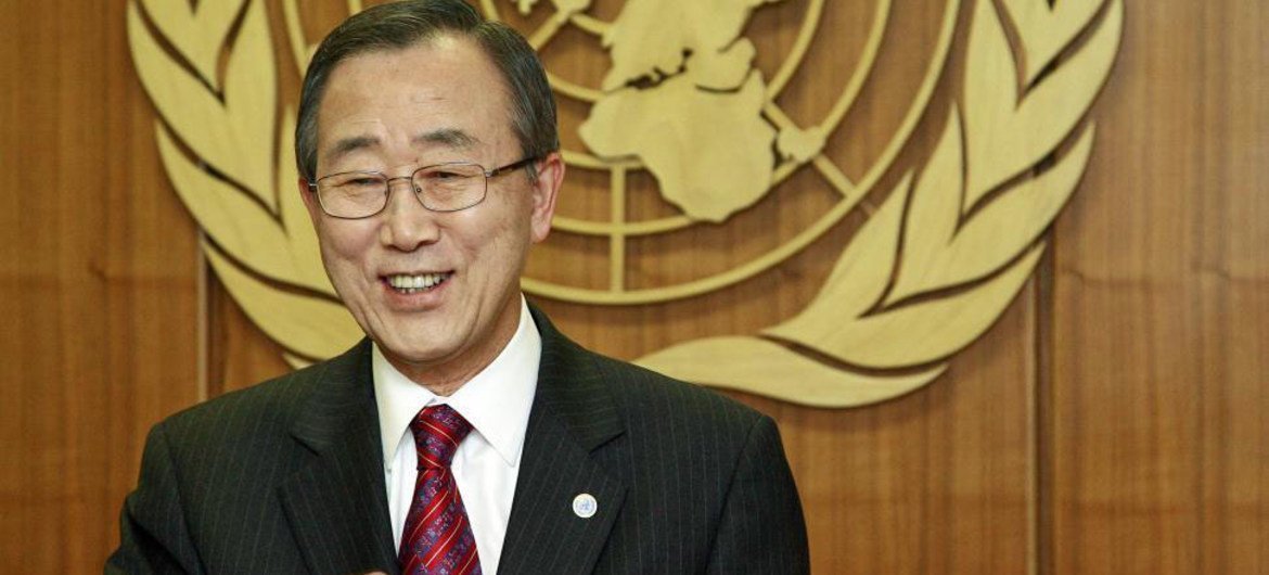Secretary-General Ban Ki-moon.