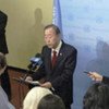 Secretary-General Ban Ki-moon briefs media on the outcome of the UN Climate Change Conference