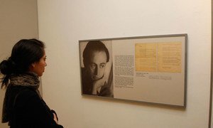 Holocaust exhibiton, "Architecture of Murder: The Auschwitz-Birkenau Blueprints."