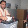 Casting a vote in Baghdad in a previous election