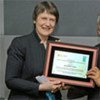 UNDP Administrator Helen Clark, and Nobel Laureate Mohammad Yunus
