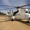 UNAMID tactical M-35P helicopter deployed in Nyala, South Darfur