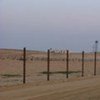 Egyptian-Israeli border fence: near this point, asylum-seekers cross into Israel nearly every night seeking refuge