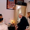 B. Lynn Pascoe (centre) meets with Nepali Congress president Girija Prasad Koirala. At right is Special Representative Karin Landgren