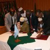 Signing of a peace agreement between the Transitional Federal Government (TFG) of Somalia and a rebel group