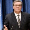 Alexander Downer, Special Adviser to the Secretary-General on Cyprus, briefs correspondents