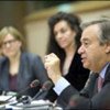 High Commissioner António Guterres addresses the European Parliament