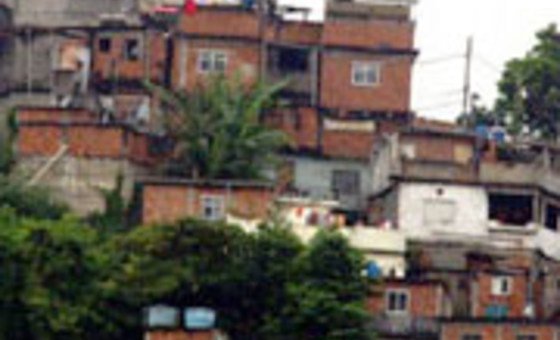 Comunidade no Rio de Janeiro, Brasil. 