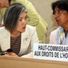 Human Rights Chief Navi Pillay (right) and her Deputy Kyung-wha Kang