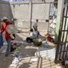 A view of the Haitian National Penitentiary in Port-au-Prince after the earthquake struck Haiti on 12 January 2010