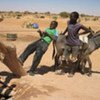 Drawing water from a well near the village of Gouragass in southern Niger