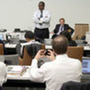 UNIDO chief Kandeh K. Yumkella (standing) during a meeting of the Advisory Group on Energy and Climate Change