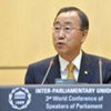 Secretary-General Ban Ki-moon addresses World Conference of Speakers of Parliament