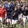 Children running in a race
