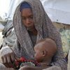 A family of Somalis displaced by the fighting