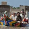 Des victimes des inondations au Pakistan.
