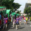 Youth Olympic Village square in Singapore where UNEP is holding green exhibition