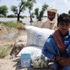 Les agences de l'ONU distribuent de l'aide aux victimes des inondations au Pakistan.