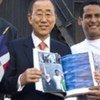 Ban Ki-moon y Marcos Díaz