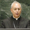 Archbishop Dominique Mamberti of the Holy See, addresses the General Assembly