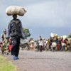 Civilians on the move in eastern DR of Congo, which has been affected by the increased LRA attacks