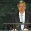 Néstor Kirchner addressing the  General Assembly on 25 September 2007