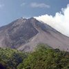 Mount Merapi, the most active volcano in Indonesia.