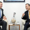 Secretary-General Meets Co-Chair of Climate Change Financing Advisory Group