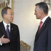 Secretary-General Ban Ki-moon with President Aníbal Cavaco Silva of Portugal