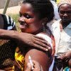 Women being vaccinated against tetanus in Maputo Province, Mozambique