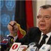 Yury Fedotov, Executive Director of UNODC, addresses news conference in Kabul