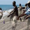 Pescadores en Haití