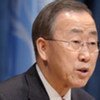 Secretary-General Ban Ki-moon at a press conference (file photo)