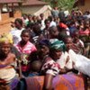 Refugees from Côte d’Ivoire, like this group, continue to cross the border into Liberia