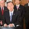 Secretary-General Ban Ki-moon at joint press conference with German President Christian Wulff