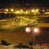 Night view of the city of Tobruk in eastern Libya near the Egyptian border.