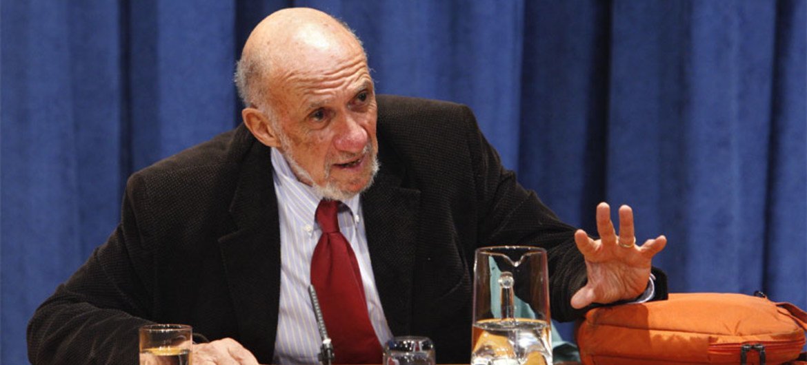 Richard Falk, UN Special Rapporteur on the occupied Palestinian territories.