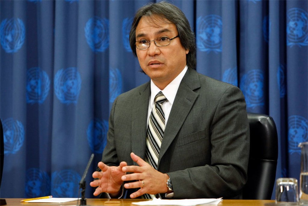 James Anaya, Special Rapporteur on the rights of indigenous peoples.