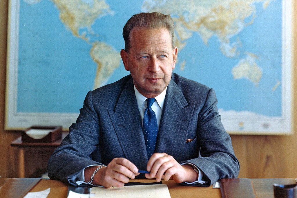 联合国第二任秘书长达格·哈马舍尔德。联合国图片