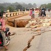 Damage to the road in Tarlay Sub-Township