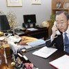 Le Secrétaire général de l'ONU, Ban Ki-moon.